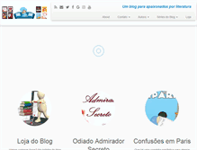 Tablet Screenshot of blog.vanessasueroz.com.br